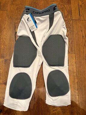 Champro Tri-Flex Football Girdle Pants Adult Medium White Padded NWT